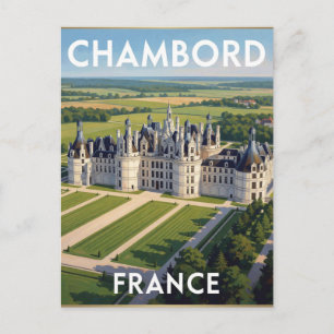 Carte Postale Château de Chambord Vallée de la Loire France Vue