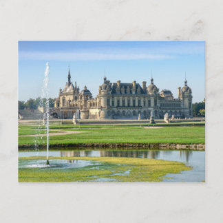 Carte Postale Château de Chantilly et Le Notre Garden - France