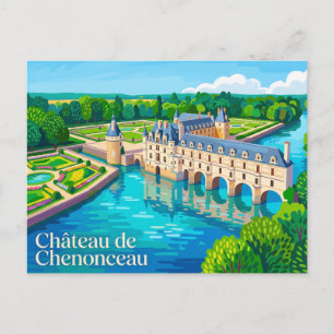 Carte Postale Château de Chenonceau France
