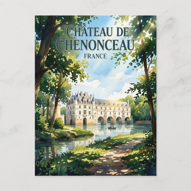 Carte Postale Château de Chenonceau France (Devant)