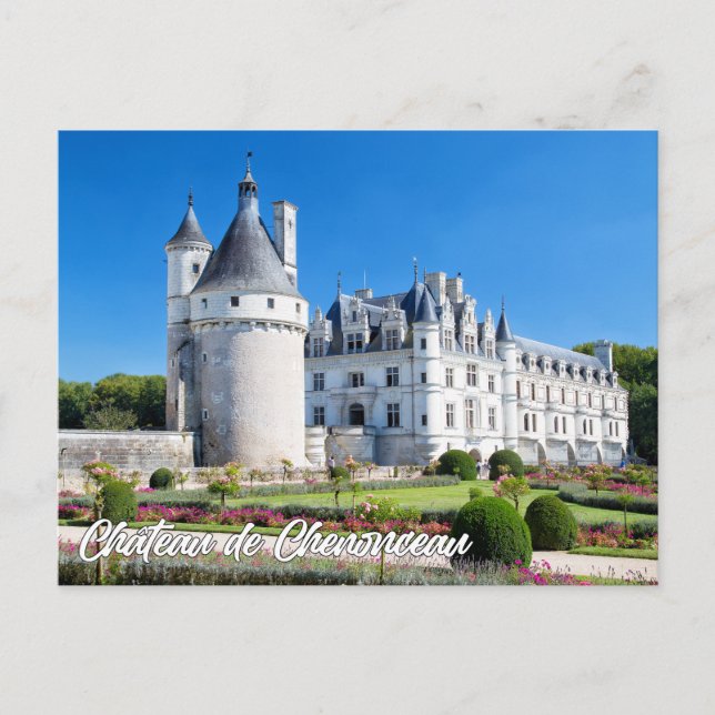 Carte Postale Château de Chenonceau, France (Devant)