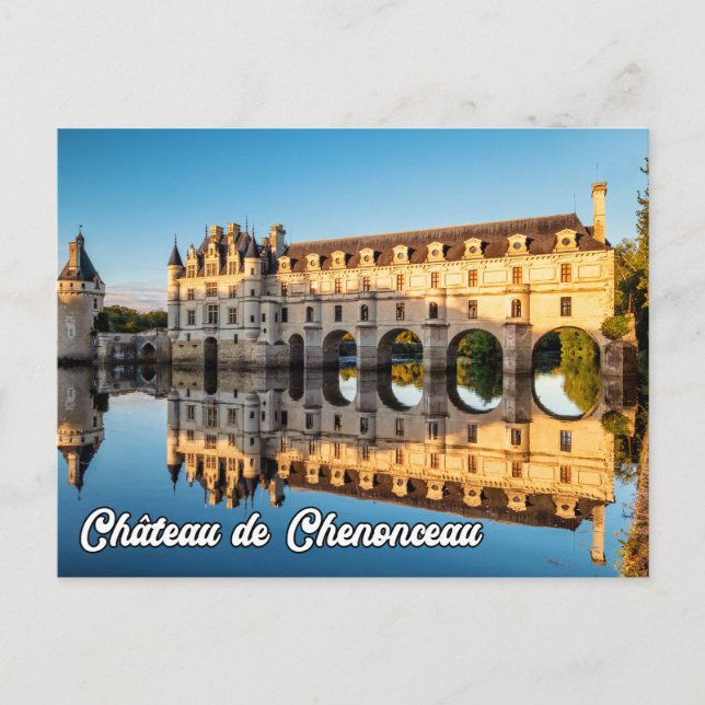 Carte Postale Château de Chenonceau, France (Devant)