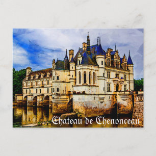 Carte Postale Château de Chenonceau. France.