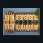 Carte Postale Château de Chenonceau, rivière Cher, Loir-et-Cher,<br><div class="desc">Château de Chenonceau,  rivière Cher,  Loir-et-Cher,  vallée de la Loire,  France � David Barnes / SuperStock.com</div>