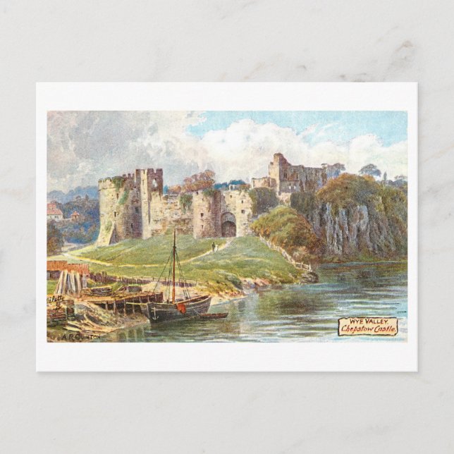 Carte Postale Château de Chepstow vintage (Devant)