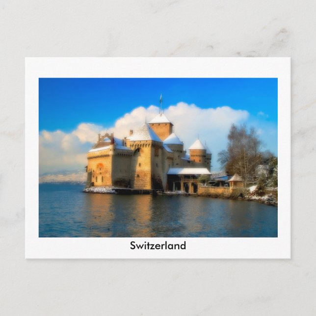 Carte Postale Château De Chillon (Devant)