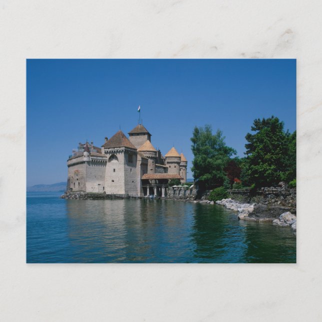 Carte Postale Château de Chillon, Lac Léman, Canton de Vaud, (Devant)