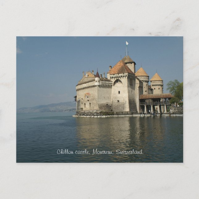 Carte Postale Château de Chillon, Montreux, Suisse (Devant)