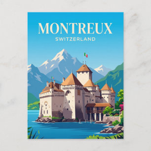 Carte Postale Château de Chillon Suisse