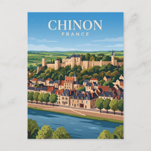 Carte Postale Château de Chinon France