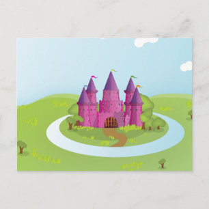 Carte Postale Château de conte de fées