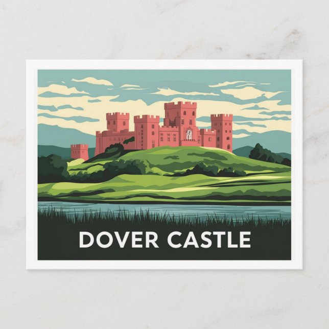 Carte Postale Château de Dover (Devant)