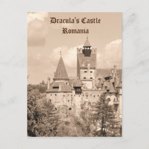 Carte Postale Château de Dracula en Transylvanie, Roumanie