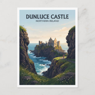 Carte Postale Château de Dunluce Bushmills Irlande du Nord