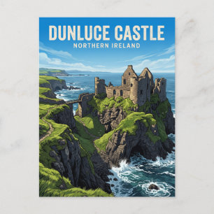 Carte Postale Château de Dunluce Irlande du Nord