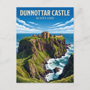 Carte Postale Château de Dunnottar Écosse