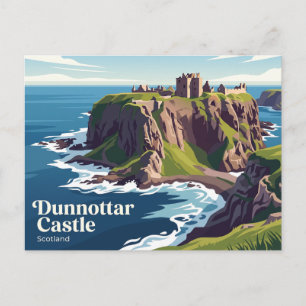 Carte Postale Château de Dunnottar Écosse