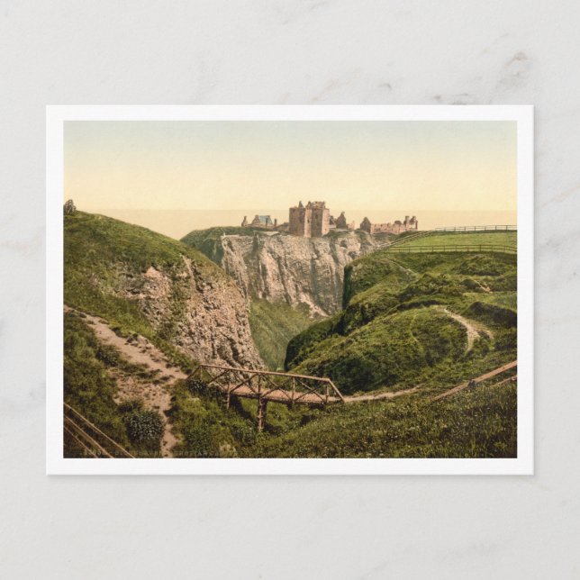 Carte Postale Château de Dunottar, Stonehaven, Écosse (Devant)