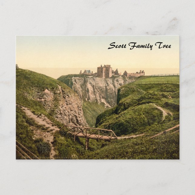 Carte Postale Château de Dunottar, Stonehaven, Écosse (Devant)