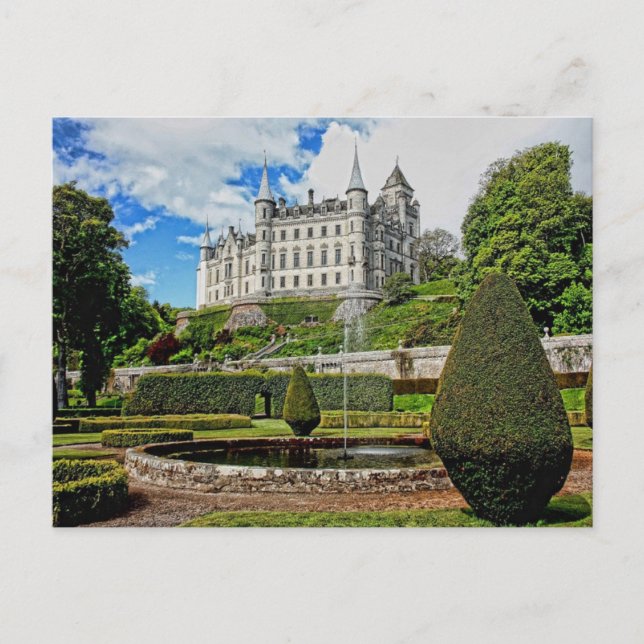 Carte Postale Château de Dunrobin photo d'architecture (Devant)