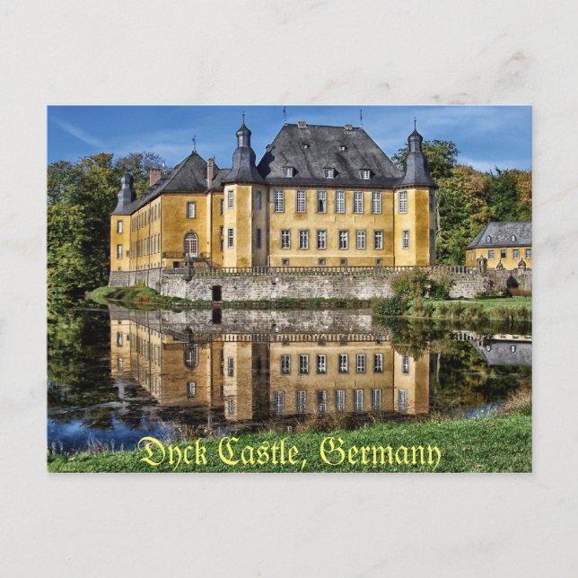 Carte Postale Château de Dyck Allemagne (Devant)
