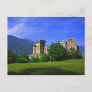 Carte Postale Château de Fenis près des Alpes italiennes à Fenis