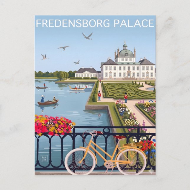 Carte Postale Château de Frederiksborg Danemark Renaissance Maje (Devant)