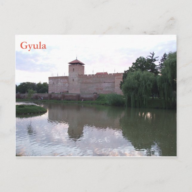 Carte Postale Château de Gyula - Hongrie (Devant)