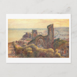 Carte Postale Château de Hastings vintage