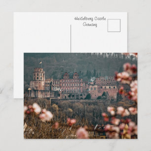 Carte Postale Château de Heidelberg - Printemps Allemagne Roma