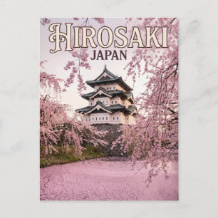Carte Postale Château de Hirosaki Japon