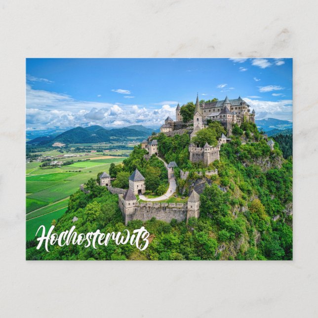 Carte Postale Château de Hochosterwitz, Autriche (Devant)