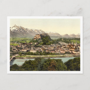 Carte Postale Château de Hohensalzburg, Salzbourg, Autriche