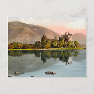 Carte Postale Château de Kilchurn vintage Écosse