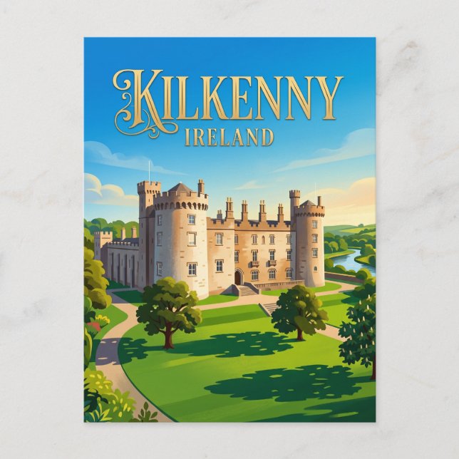 Carte Postale Château de Kilkenny Irlande (Devant)