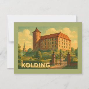 Carte Postale Château de Kolding Danemark