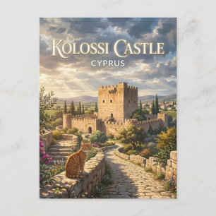 Carte Postale Château de Kolossi, Kolossi Chypre
