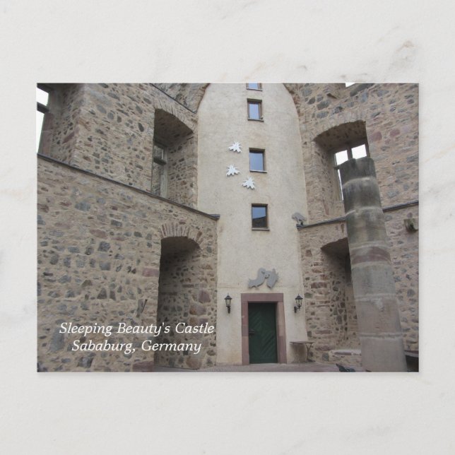 Carte Postale Château de la Beauté de Dormir (Devant)