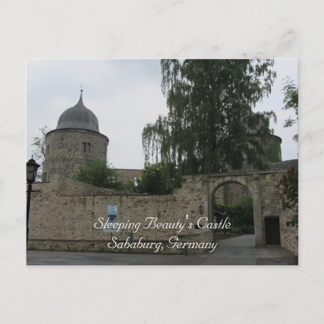 Carte Postale Château de la Belle au Bois Dormant (Devant)