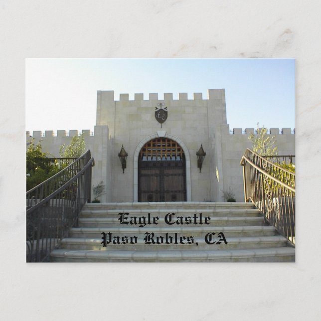 Carte postale : Château de l'Aigle, Paso Robles, C (Devant)