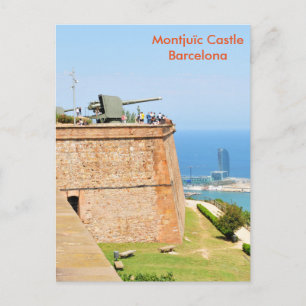 Carte Postale Château de Montjuic, Barcelone