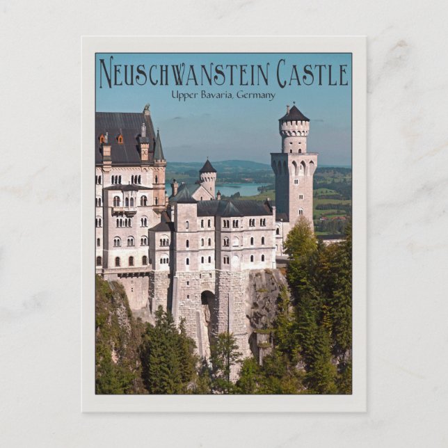 Carte Postale Château de Neuschwanstein (Devant)