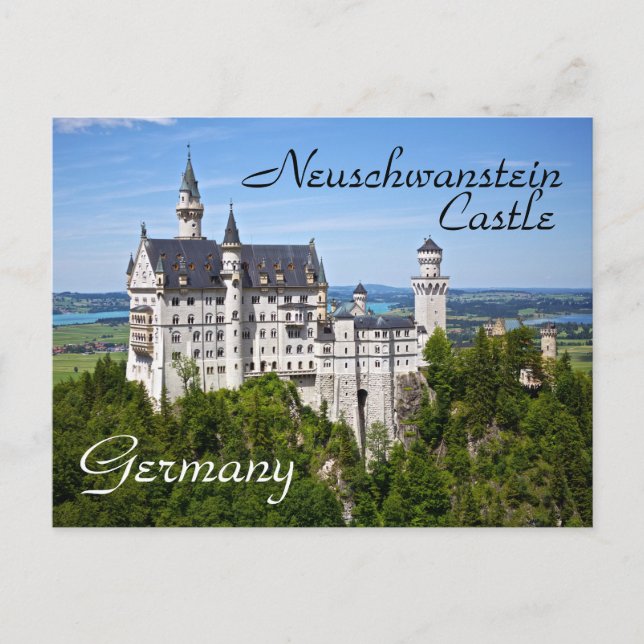 Carte Postale Château de Neuschwanstein (Devant)