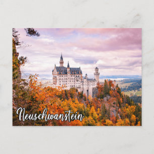 Carte Postale Château De Neuschwanstein À L'Automne