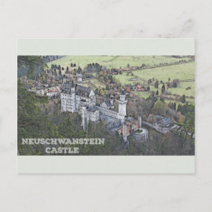 Carte Postale Château de Neuschwanstein - Allemagne