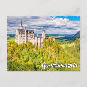 Carte Postale Château de Neuschwanstein, Allemagne