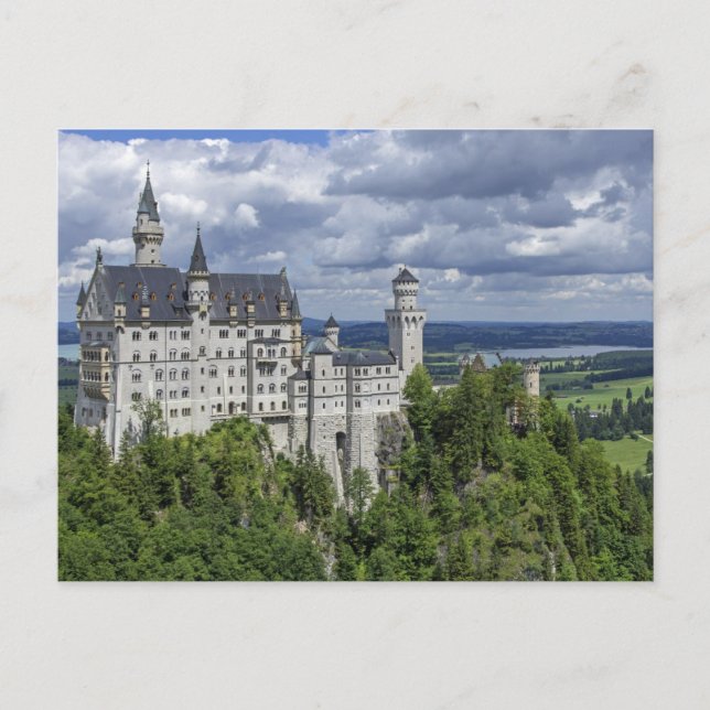 Carte Postale Château de Neuschwanstein - Allemagne (Devant)