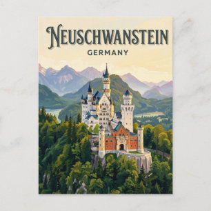 Carte Postale Château de Neuschwanstein Allemagne