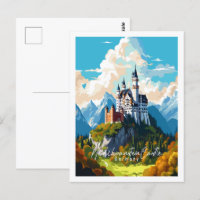 Château de Neuschwanstein Allemagne lieu de voyage