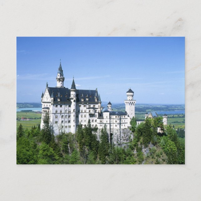 Carte Postale Château de Neuschwanstein Bavaria (Devant)
